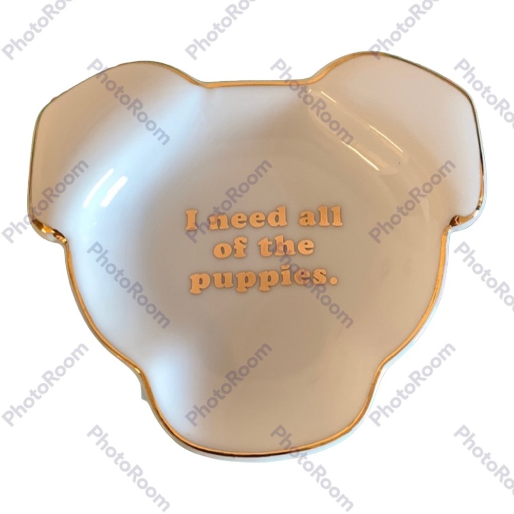 Small Decorative Plate | I need all the puppies | Fringe Studio